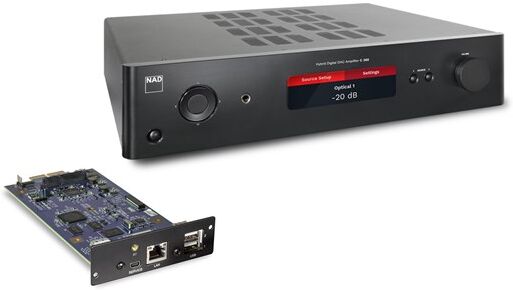 NAD C368 + MDC BluOS 2i-modul Digitalverstärker mit Streaming