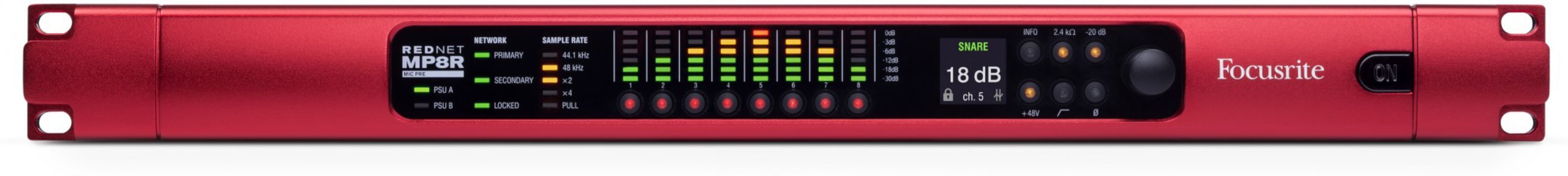 Focusrite - RedNet MP8R 8-Kanal Mic Pre A/D