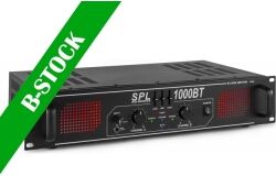 SPL 1000BT Amplifier Red LED+EQ Black "B-STOCK" TILBUD NU