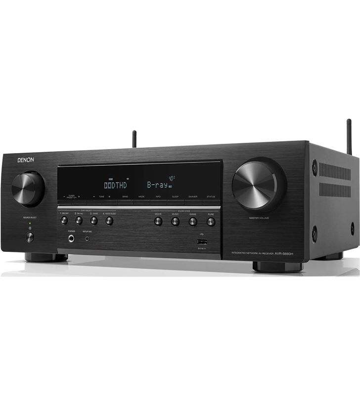 Denon +25087 #14 avr-s660h black / receptor av 5.2ch 135w 8k avrs660hbke2