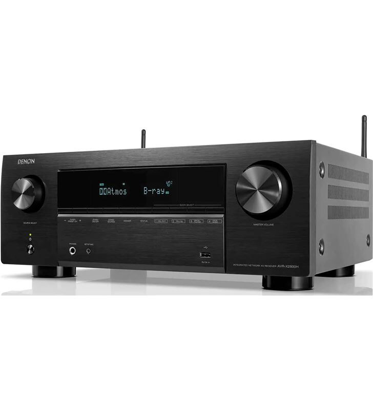 Denon +27044 #14 avr-x2800h black / receptor av 5.2.2ch o 7.2ch 1050w 8k d1532