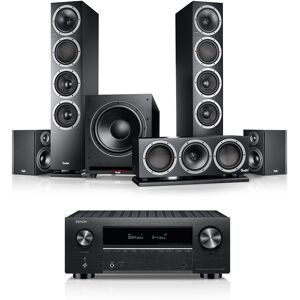 Teufel THEATER 500 Surround DENON X3800H 51 Set Noir