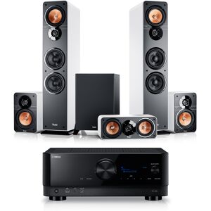 Teufel ULTIMA 40 Surround + Yamaha RX-V6A 5.1-Set Blanc