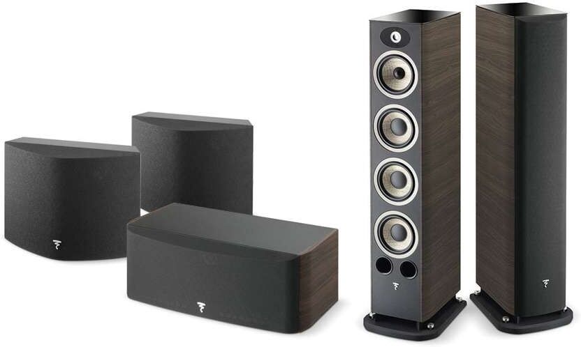 Focal-JMlab Pack Focal aria 936 sr 5.0 noyer