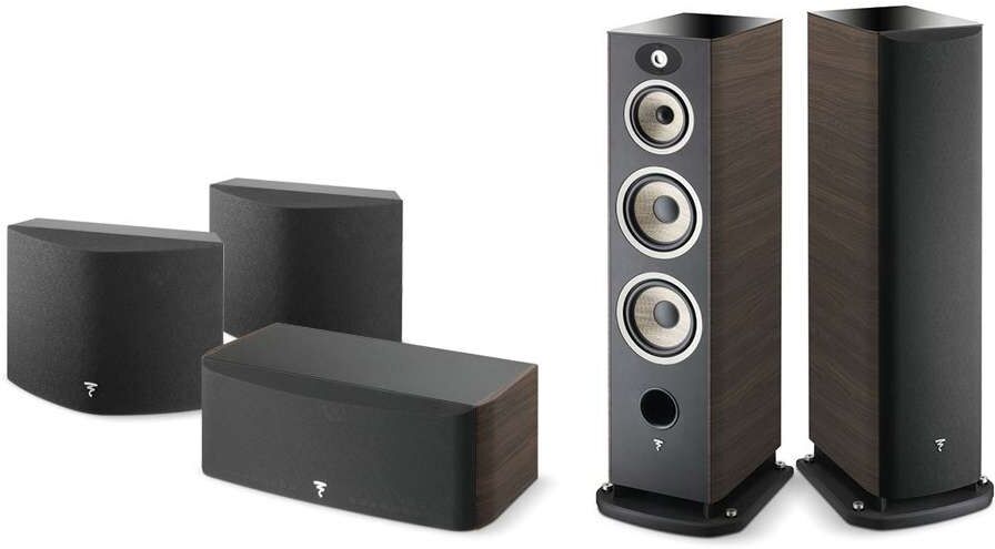 Focal-JMlab Pack Focal aria 948 sr 5.0 noyer