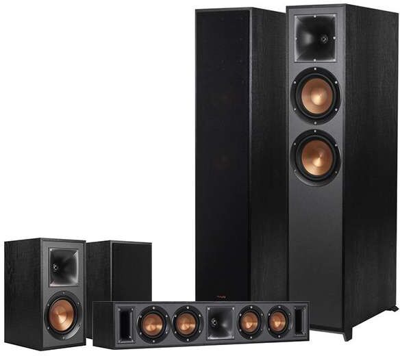 Klipsch Pack klipsch reference r-625fa hcm 5.0.2 ebony vinyl