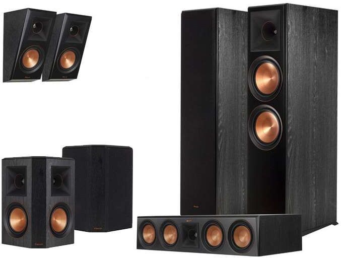 Klipsch Pack klipsch reference premiere rp-8000f hcs 5.0.2 ebony vinyl