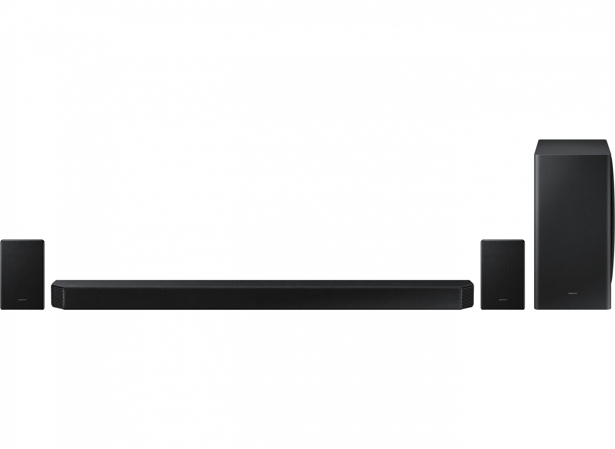 SAMSUNG Hw-Q950A 11.1.4Ch Samsung Q-Symphony Cinematic Dolby Atmos With Rear Speakers Q-Series Soundbar (2021) Black