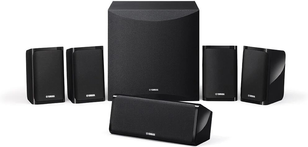 yamaha nsp41 set di altoparlanti home theatre nero 5.1 canali 2-vie 100 w