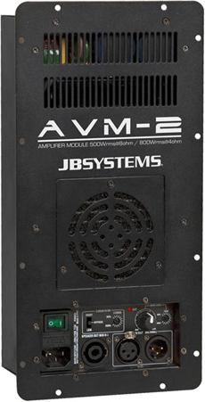 JB Systems AVM-2 amplificatore audio Nero