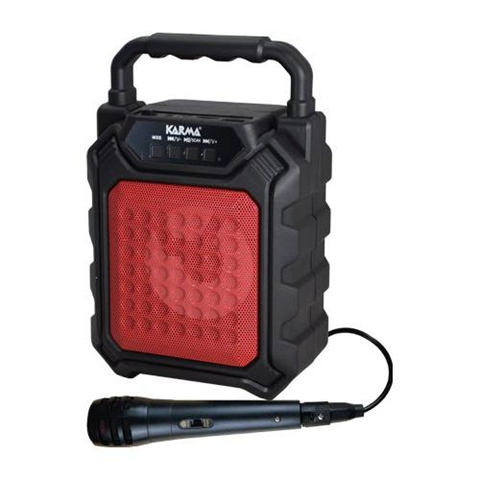 Karma Italiana HPS 44R sistema di amplificazione 12 W Sistema PA portatile Rosso