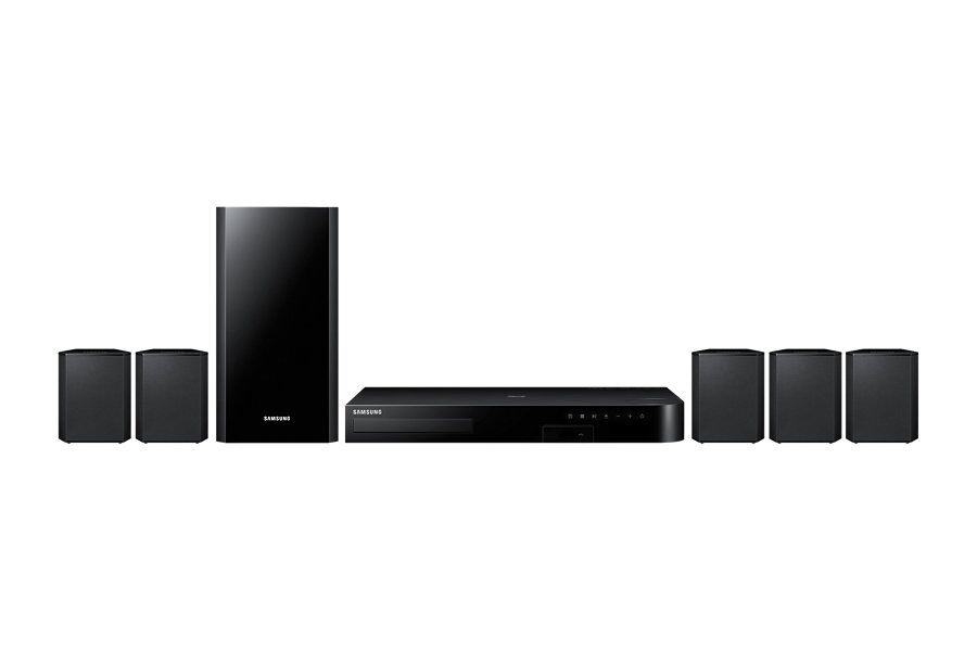 Samsung Home Theatre Samsung Ht J4550 5.1 Canali 500 W Fm Blu Ray 3d Cd Ripping Host Usb Recording Hdmi Bluetooth Refurbished Nero