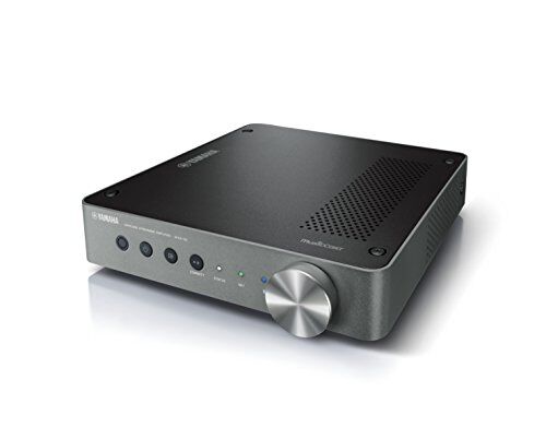 WXC-50 Dark Silver Yamaha MusicCast WXA-50 HiFi-förstärkare mörkt silver Högkvalitativ kompakt slutnivå för hemmabiosystemet kompatibel med Alexa röststyrning 250 W ICEpower