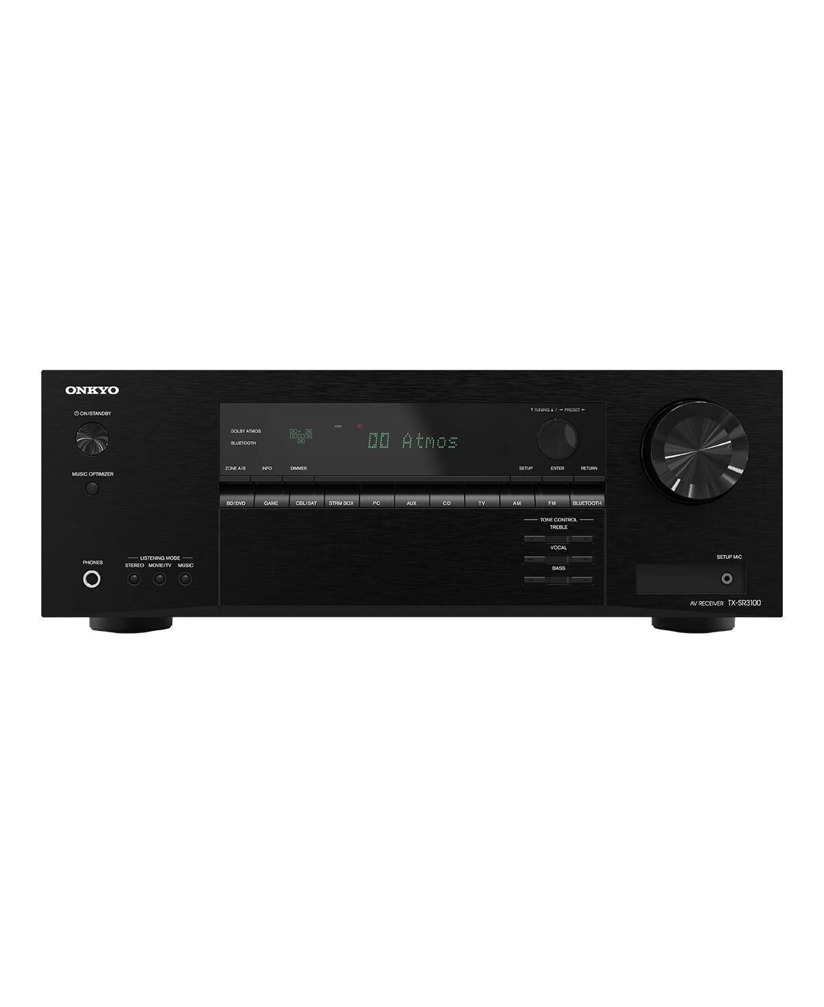 Onkyo Tx-SR3100 Home Theater Av Receiver with Bluetooth, Dolby Atmos, and Dts-x (Black) - Black