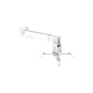 Schwaiger BEAMER - Monteringssæt (væg-/loftmontering) - for projektor - stål - hvid - loftsmonterbar, vægmonterbar