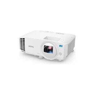 BenQ LW500ST - DLP-projektor - LED - bærbar - 3D - 2000 ANSI lumens - WXGA (1280 x 800) - 16:10 - kort kast zoomobjektiv - hvid