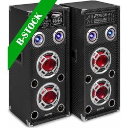 KA-26 Active Speaker Set 2x 6.5" USB/RGB LED 800W "B-STOCK" TILBUD NU
