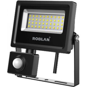 Roblan Proyector Led Pir 10w  Mhlx10cpir 3.000ºk Negro