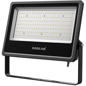 Roblan Proyector Led Asimetrico 150w  Mhlx150ca 3.000ºk Negro