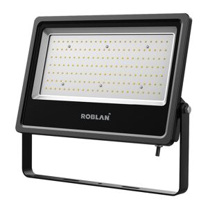 Roblan Proyector Led Asimetrico 200w  Mhlx200ca 3.000ºk Negro