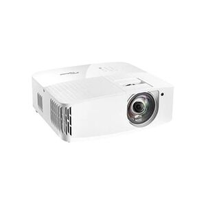 Optoma 4K400STx - Projecteur DLP - 3D - 4000 lumens - 3840 x 2160 - 16:9 - 4K - objectif fixe à focale courte - Publicité