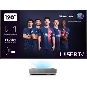 Hisense 120L5HA projecteur TV Projecteur à focale ultra courte 2700 ANSI lumens DLP 2160p (3840x2160) Noir - Neuf - Publicité