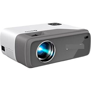 inBEKEA Projecteur vidéo 4K 8000 lumens pour cinéma Maison 1080P HD écran 300 Pouces projecteur LED de Film Portable, WiFi Smart TV (Couleur: Version Blanche-Smart, Taille: UK) (Version Intelligente Blanc - Publicité