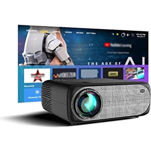 inBEKEA Projecteur Full HD 1080P WiFi LED Proyector TD97 Home Cinéma TD97W 4K Projecteur Film Cinéma Téléphone Beamer (Couleur: Version) (Version) - Publicité