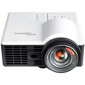 Optoma ML1050ST+ Vidéoprojecteur Portable LED WXGA HD Ready de 1000 Lumens, Diagonale de 58'' à 1 mètre pour présentations et Films, Ultra Portable (Tout Petit), HDMI MHL, VGA/USB Reader, Auto Focus - Publicité