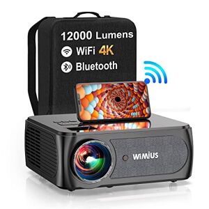 WiMiUS Vidéoprojecteur 5G WiFi Bluetooth, 20000 Lumens Full HD 1080P  Projecteur 4K Supporté WiFi Bluetooth Correction 4P/4D Zoom RétroProjecteur WiFi 350'' Home Cinéma Pour iOS,Android,PS5 HDMI AV USB - Publicité
