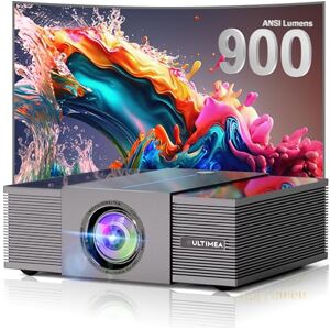 ULTIMEA Vidéoprojecteur Full HD 1080P Natif, Vidéo projecteur 4K supporté 900 ANSI, Évitement d'objets, Auto Focus/Keystone en 6D, Rétroprojecteur WiFi 6 Bluetooth pour iOS/Android/TV Stick - Publicité