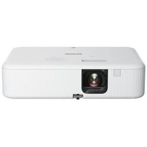 Epson CO-FH02 - Projecteur 3LCD - portable - 3000 lumens (blanc) - 3000 lumens (couleur) - Full HD (1920 x 1080) - 16:9 - 1080p - blanc et noir - Android TV - Publicité