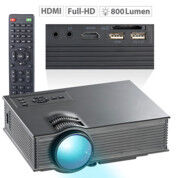 SceneLights Projecteur vidéo LCD-LED 800 lm ''LB-8300.wl'' - Avec streaming