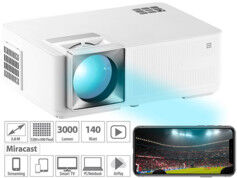 SceneLights Vidéoprojecteur LCD avec wifi et lecteur multimédia LB-9400.wifi
