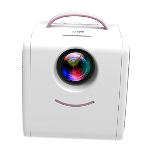 Milisten Projectoren Tiny Projector Home Projector Home Projector Mini Theater Projector 1080P Projector Projectie 1080P Roze Licht Projector Voor Kinderen Projector LED Projector