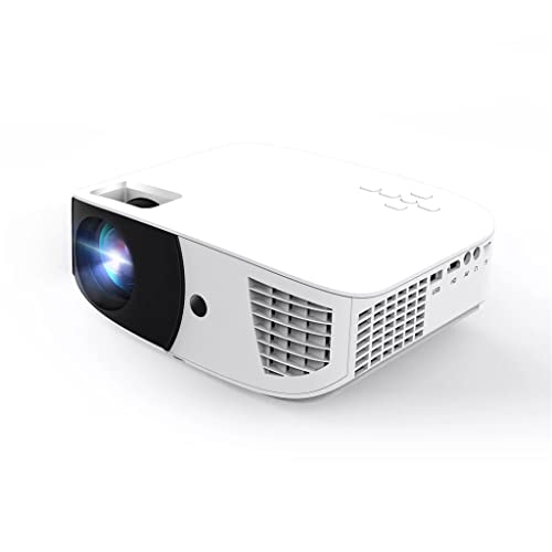 Lavendre Mini Projector Draagbare 1080P HD 4.45 Inch Home Media Video Player Outdoor Cinema (Wit 32 * 31 * 14cm)