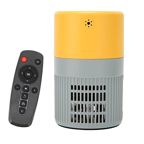 Shanrya Mini-projector, dual fan koeling HD 1080P Cinematic Sound Movie Projector voor DVD voor