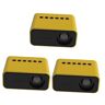 STOBOK 3 Sets Projector Beamer Video Speler Film Speler Mediaspeler Apparaat Voor Filmprojectie Plastic Video- Kind Miniatuur