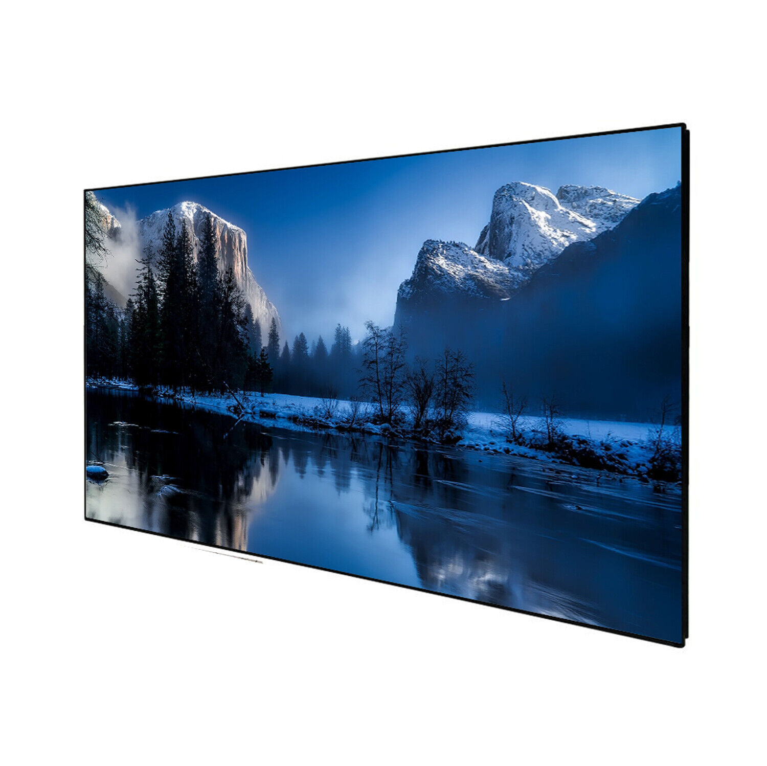 DELUXX Cinema frame hoog contrast projectiescherm SlimFrame 332 x 186cm, 150" - DARKVISION