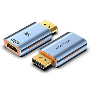 Vention DP Male to HDMI-A Female 8K Adapter Gray Aluminum Alloy Type