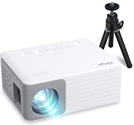 Mini Projector, AKIYO O1 LED Portable Projector, Support HD 1080P, 15 Keystone,