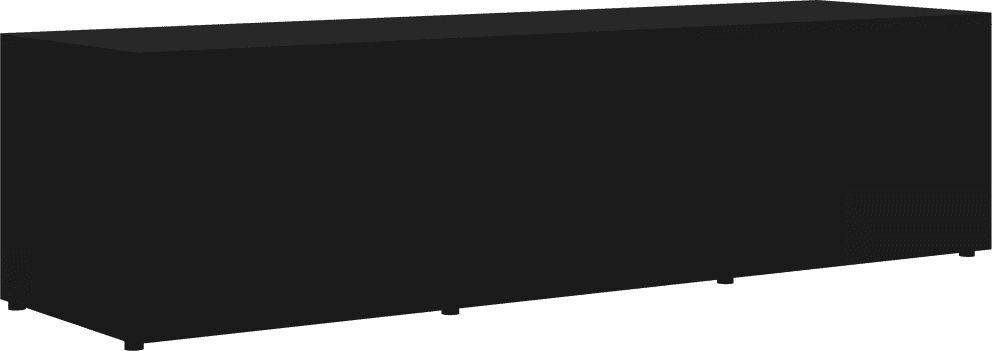 vidaXL Meuble TV Noir 120x34x30 cm Aggloméré