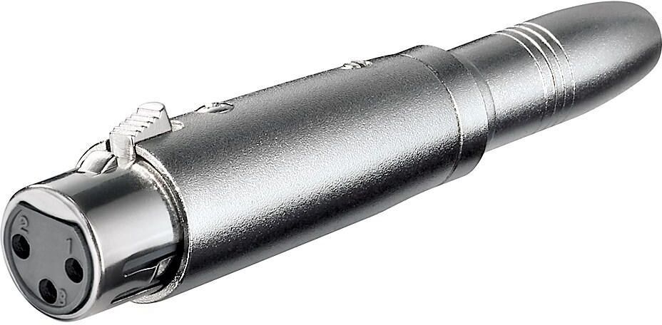 Goobay Adattatore XLR Cannon Femmina ad Audio 6,35mm Femmina Mono