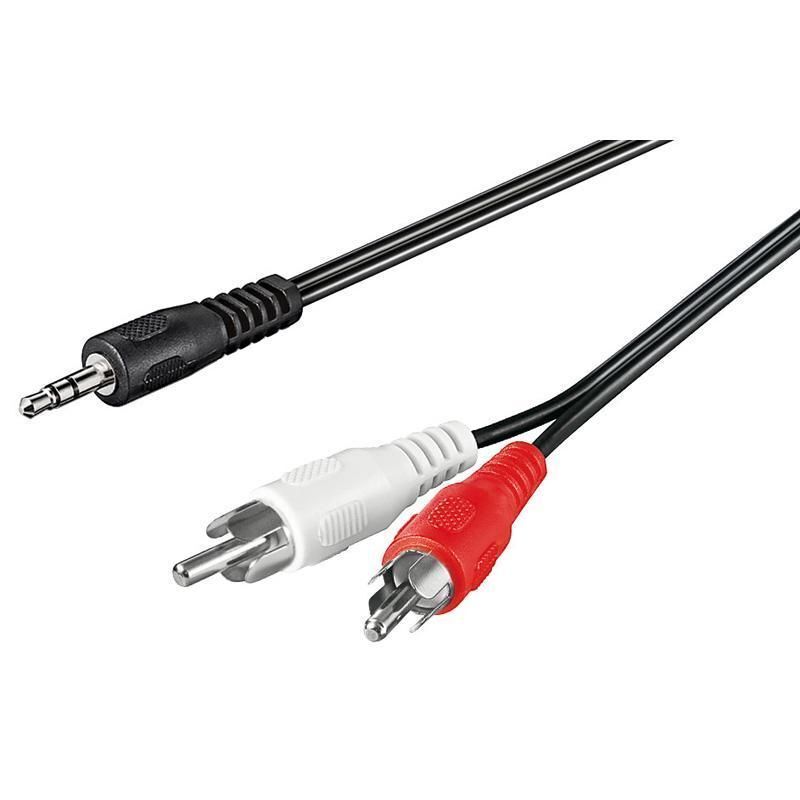 Manhattan Cavo Stereo Jack 3, 5 mm a 2 x RCA maschio 20,0 mt