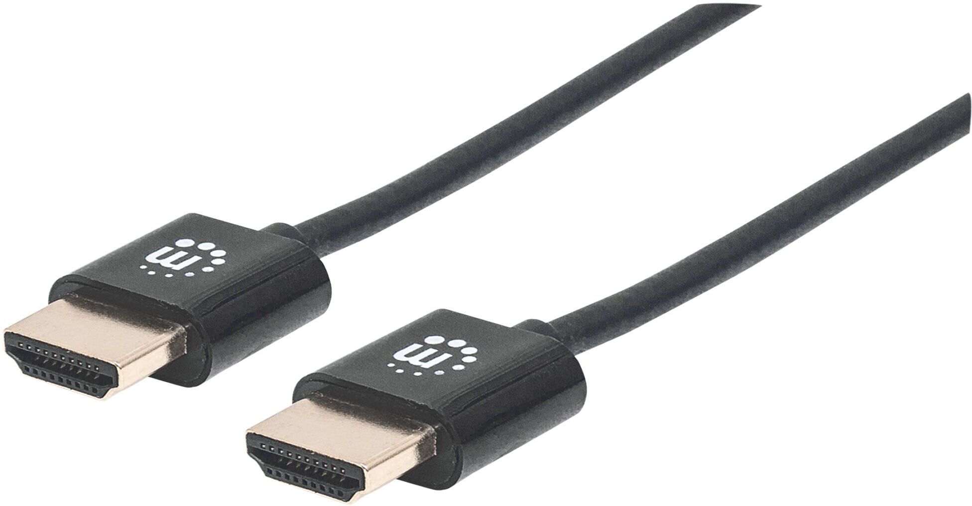 Manhattan Cavo HDMI™ High Speed con Ethernet Ultra Sottile 1,8m