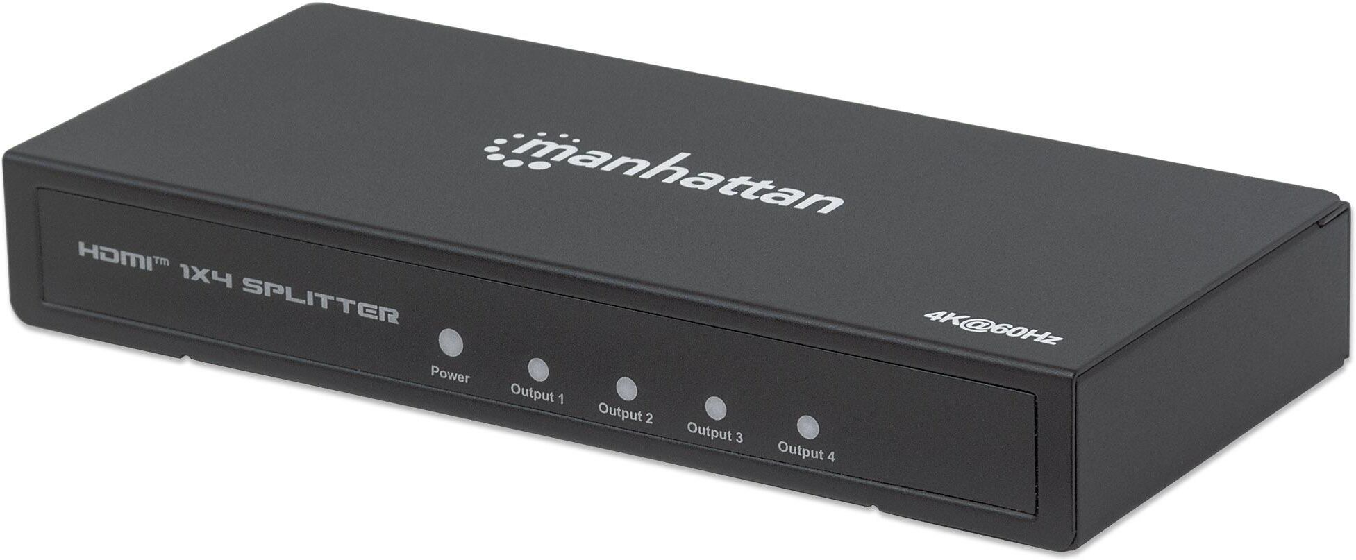 Manhattan Splitter HDMI 2.0 4K UHD 3D 4 vie