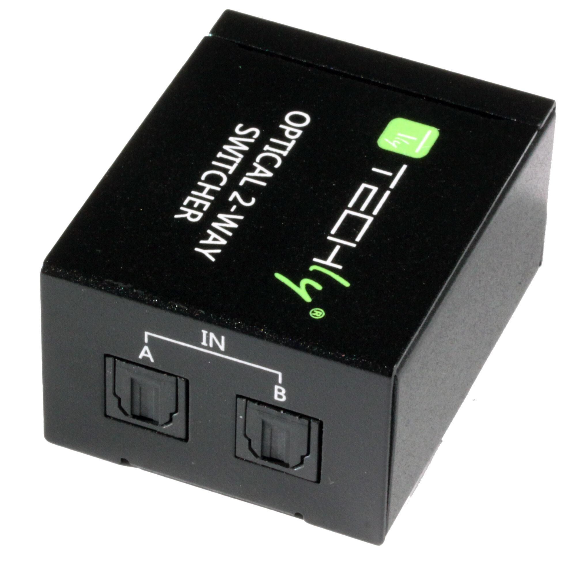 Techly Switch Audio Toslink 2 Porte