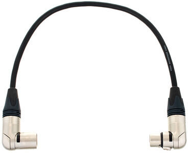 pro snake XLR Patch Angled/Angled 0.5m