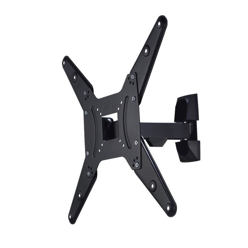 Hama fullmotion soporte tv 400x400 1 brazo negro para tv 65"