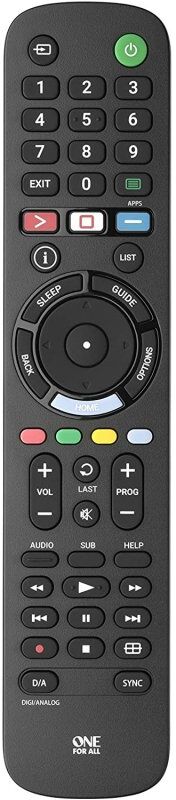 one-for-all One for all urc4912 mando a distancia de reemplazo para tv sony